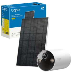 Tapo 2K Solar Powered Wireless Security Camera Kit