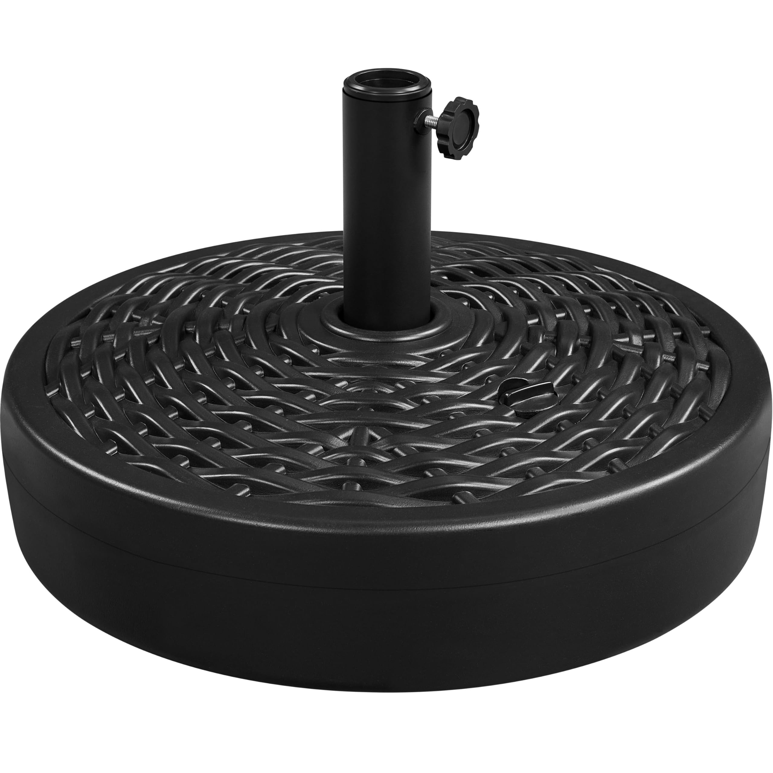 Yaheetech 22L Water/Sand Filled Umbrella Base HDPE Free-standing Patio Parasol Base Stand All-weather Market Umbrella Base for Outdoo