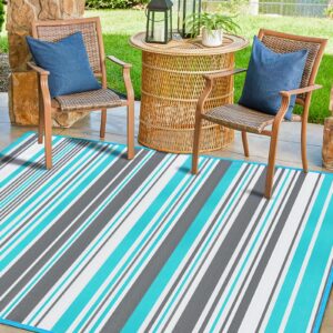 Outdoor Patio Plastic Straw Rug - Garden Rug Waterproof Camping