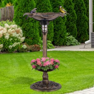 GYMAX Bird Bath