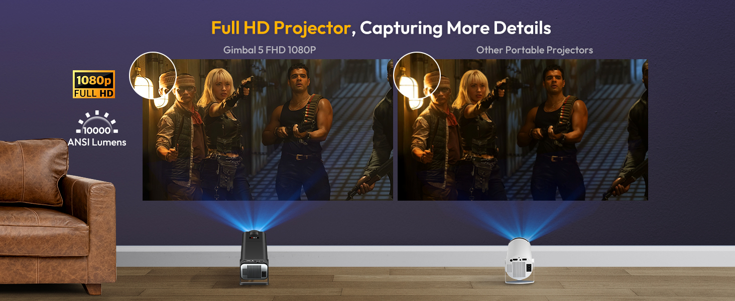 Gimbal5 Portable Smart Projector