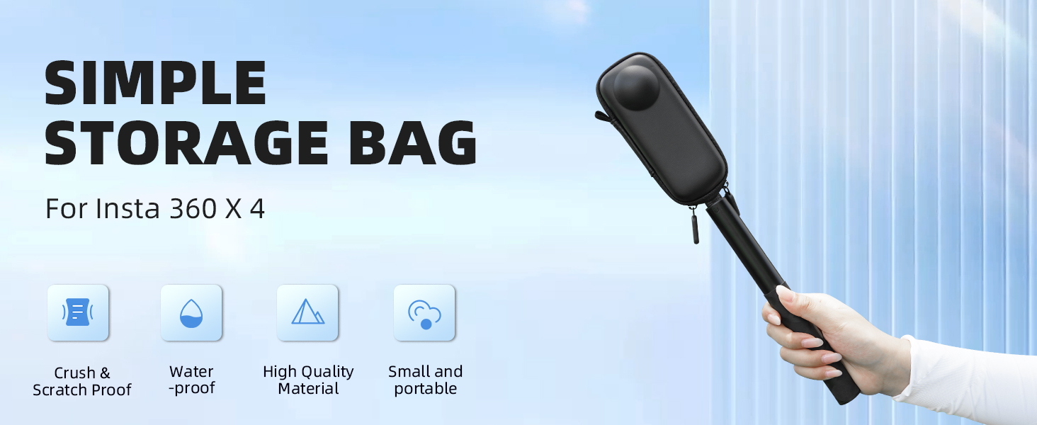 Portable storage bag suitable for INSTA360 X4