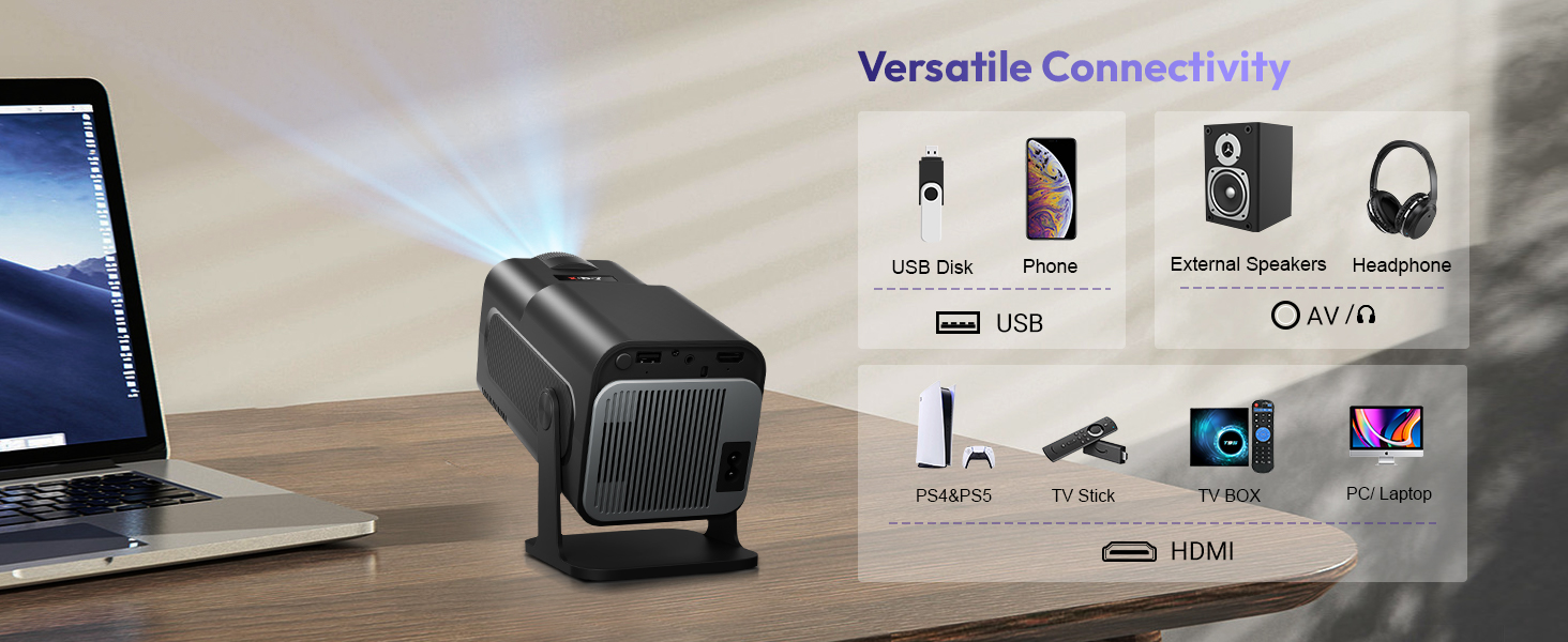 Gimbal5 Portable Smart Projector