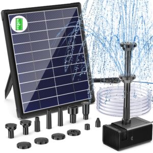 Biling 6W Solar Water Pump with 3000mAh Battery Backup
