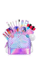 Pearl Handbag with Girls Make Up Toys Set Washable