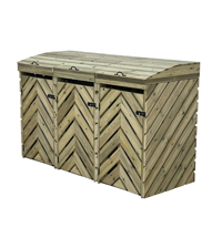 VerdiBin wheelie bin storage unit