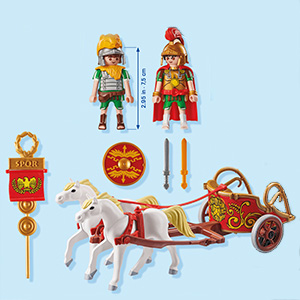 A+ 71543 PLAYMOBIL Asterix: Roman Chariot