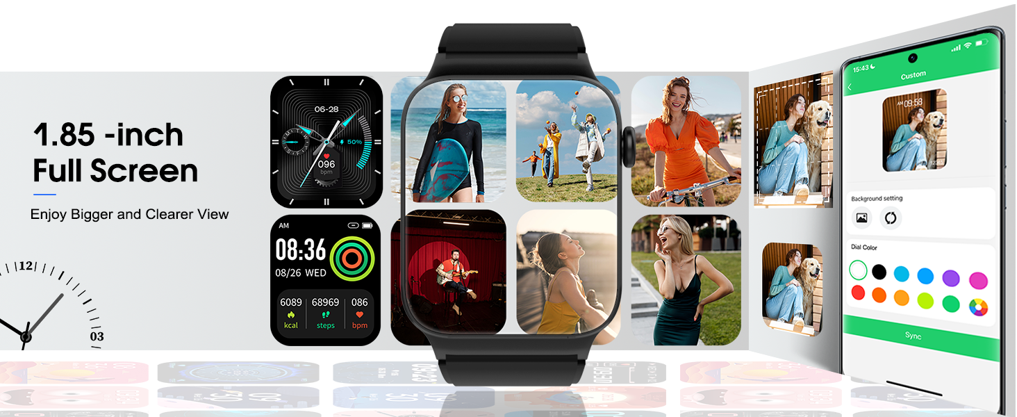 Smart Watch for Men Women