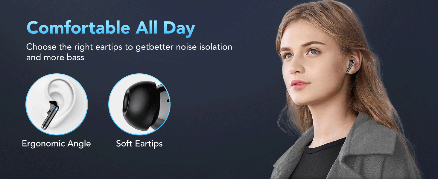 wireless earbuds wireless in ear headphones running earphones sports headphones