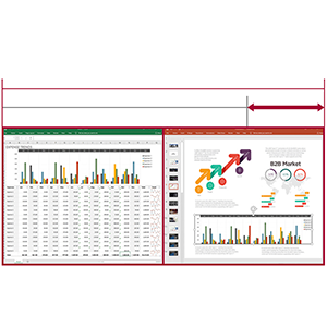More Screen Space of 21:9 UltraWide display compared to 16:9 display with an ongoing online class 