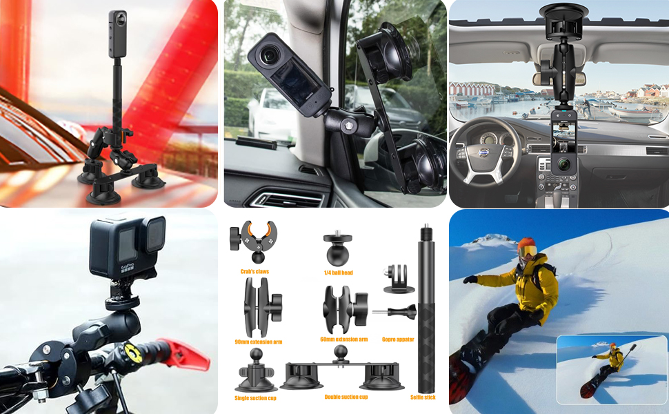universal suction cup mount for camera