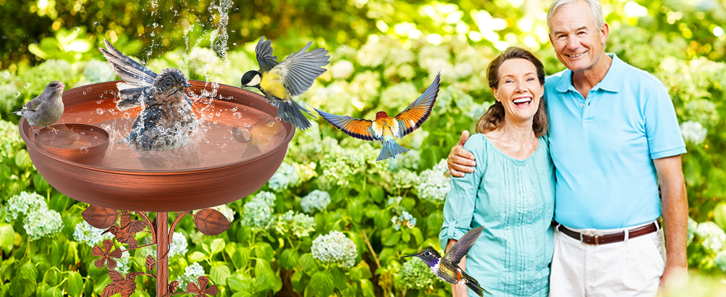 Bird Bath for Outdoors
