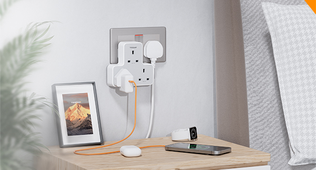 3 Way Plug Adapter UK