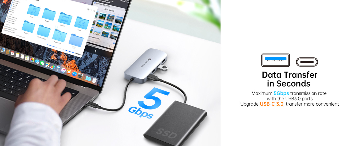 usb c hub, usb c dock, usb c adapter, usb c to hdmi adapter, hdmi, 4k 60Hz, usb c hub hdmi