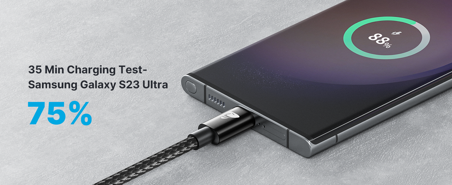 USB C to USB C Cable Fast Charging 2M 100W Type C to Type C Cable C to C Charger Lead