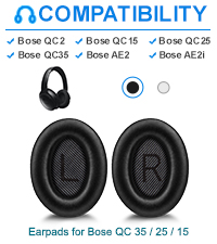 bose quiet comfort 35 replacement earpads
