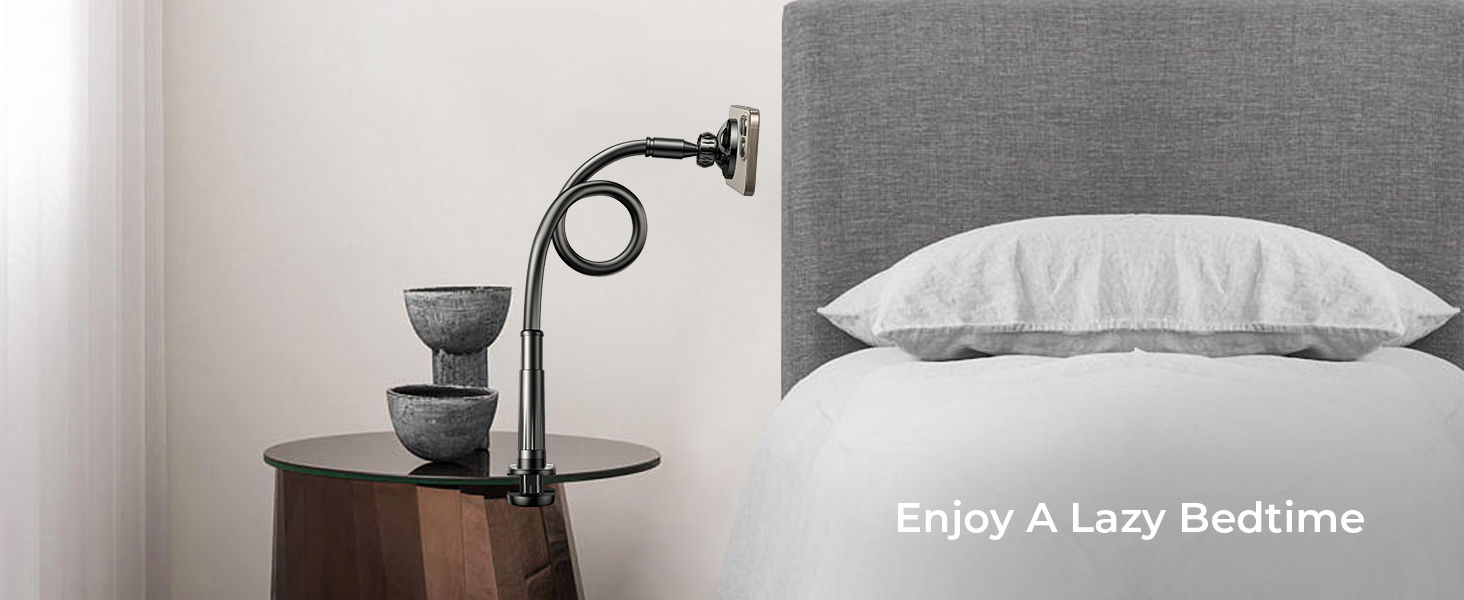 phone holder for bed