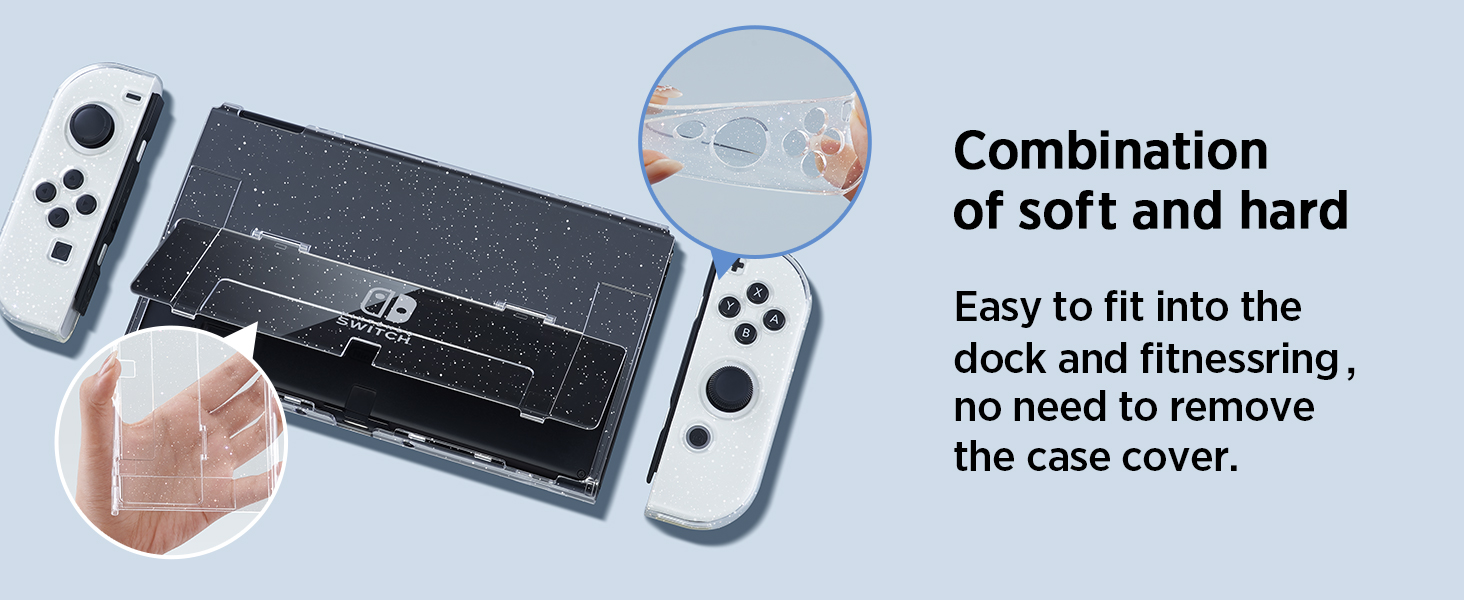 Protective Case Compatible with Switch OLED 2021