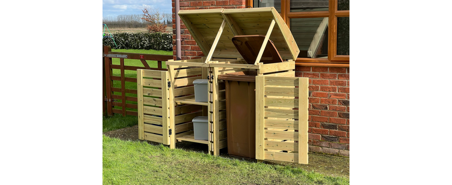 BinBreeze wheelie bin storage unit