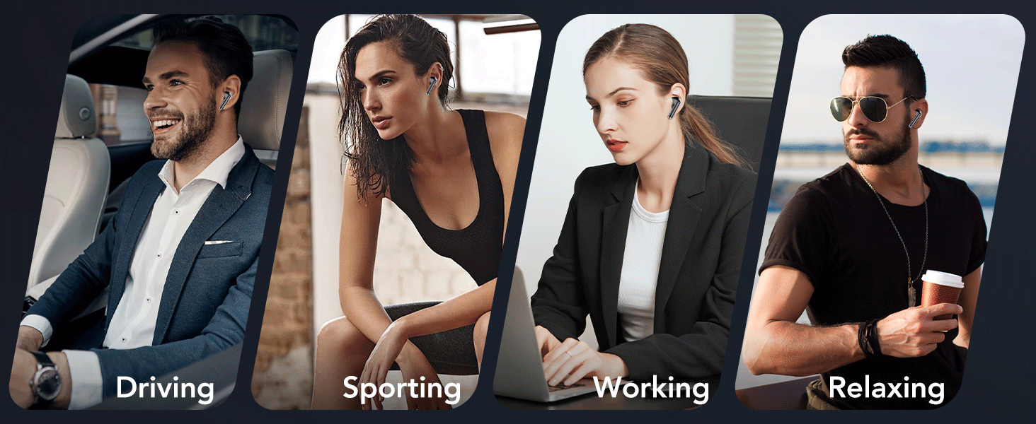 wireless earbuds bluetooth headphones wireless earbuds wireless in ear headphones running earphones