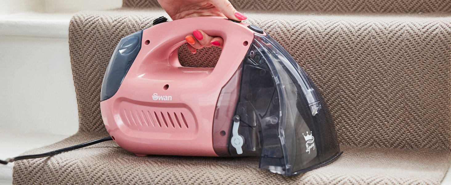 Swan Lynsey TV’s Queen of Clean Handheld Carpet Cleaner Keystone 4