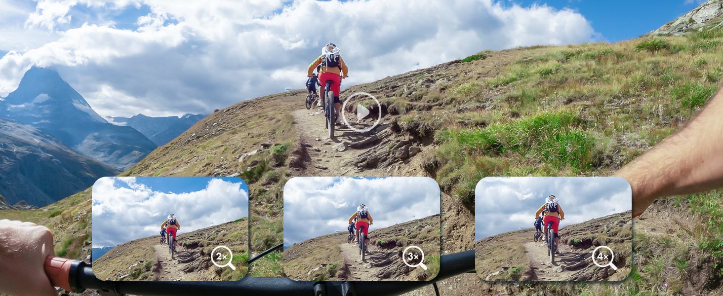 4x magnification digital zoom