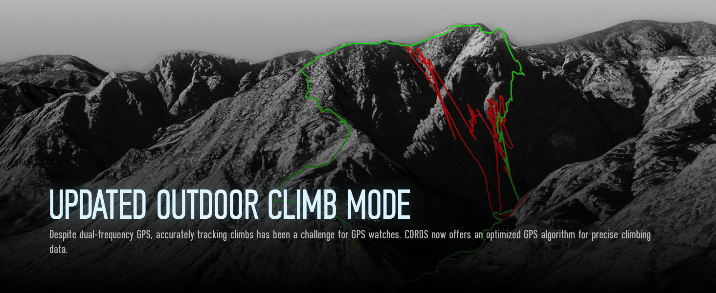 Updated Outdoor Climb Mode
