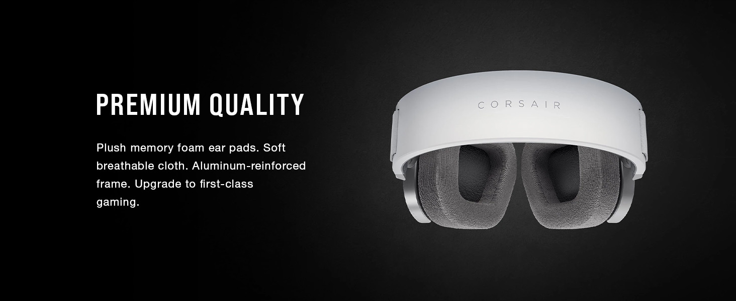 memory foam ear pads, comfortable gaming headset, comfortable headset