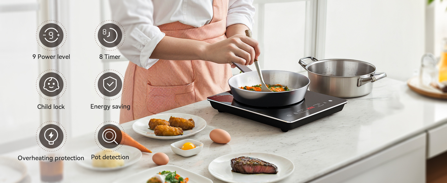 hob induction electric cooker portable plate hot single stove double cooking gas top plug ring