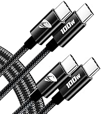 100W C to C charger Cable Fast Charge USBC Charging Lead