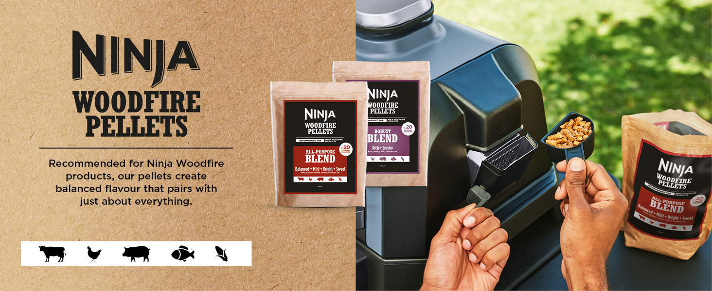 Ninja Woodfire Pro Connect XL Electric BBQ Grill and Smoker