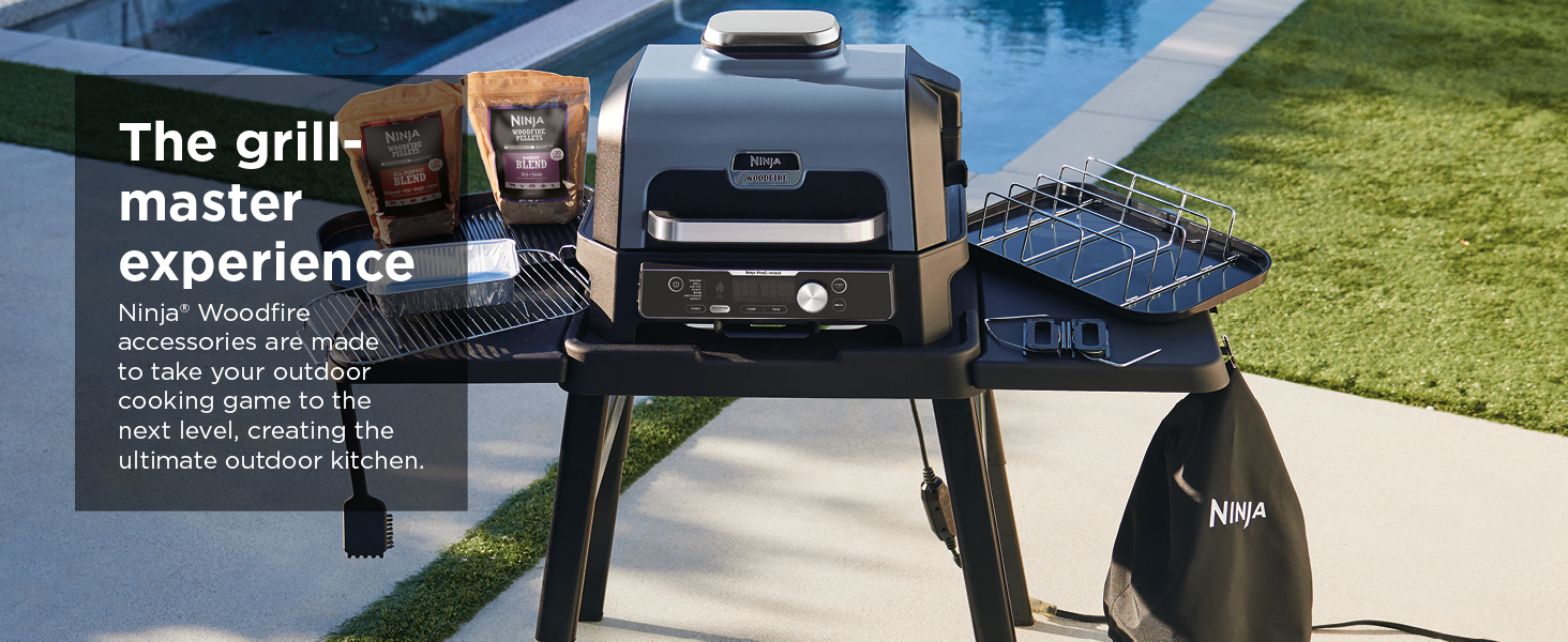 Ninja Woodfire Pro Connect XL Electric BBQ Grill and Smoker