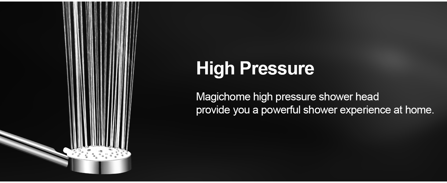 high pressure shower head
