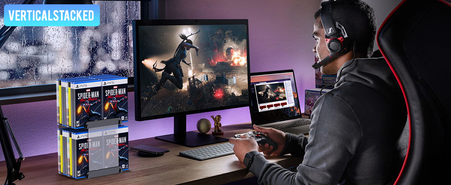 Video Game Storage Tower Game Disc Holder Universal Game Storage Tower Universal Game Holder Rack