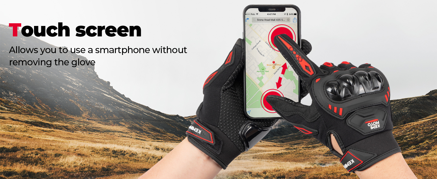 motorbike gloves for men