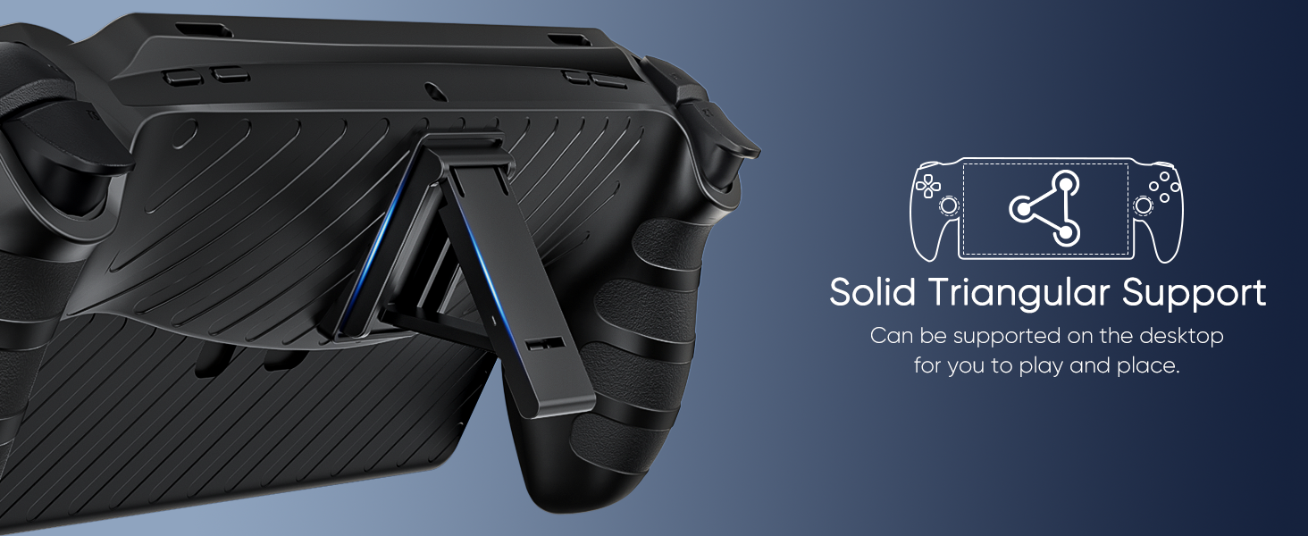 Non-Slip stabilize Soft Case Cover with Kickstand for Playstation 5 Portal Remote Player