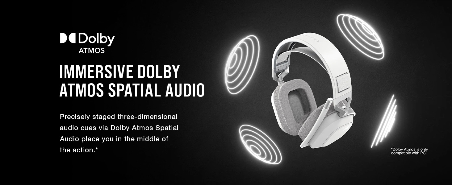 DOLBY ATMOS, stereo headset, stereo gaming headset, gaming headset