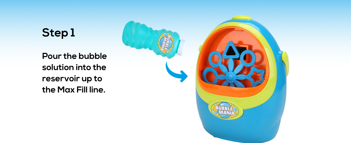 Bubble Mania Bubble Machine - Bubble Blower Whale For Kids - Automatic Bubble Making Machine