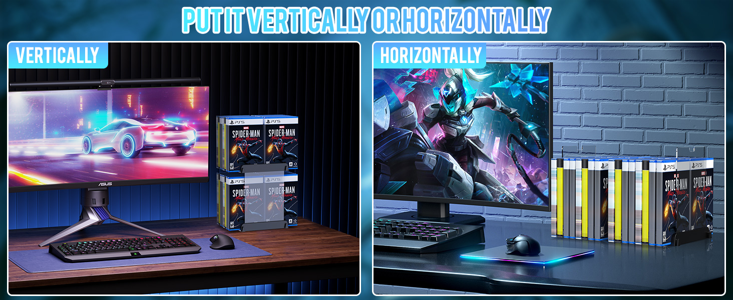 Video Game Storage Tower Game Disc Holder Universal Game Storage Tower Universal Game Holder Rack