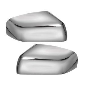 X AUTOHAUX Pair Car Rear View Driver Passenger Side Mirror Cover Cap Replacement Chrome Plated for Land Rover Range Rover Sport Discovery Mirror Guard Cover Trim