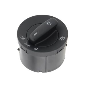 VGOL Car Headlight Control Switch Fog Light Control Switch Accessory 1K0941431B Compatible with Volkswagen Golf 5 Jetta Tiguan Cadillac Passa