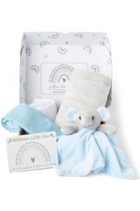 Baby Box Shop - 5 Newborn Essentials Ideal as Baby Shower Gifts & Christening Gifts for Boys