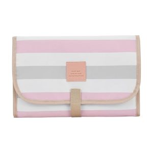 Changing Pad Portable | Waterproof Washable Changing Mat for Diaper Bag Foldable | Classic Stripes Lightweight Baby Changing Pad for Dads Moms