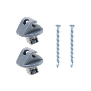 VGOL 2PCS Sun Visor Bracket Holder Clips Compatible with Vauxhall Movano 1998-10 Compatible with Vivaro 2001-14 OE 8200449006 7700421989 7700424981