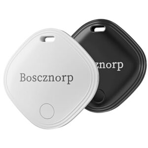 Boscznorp Air Tracker Tag 2 pcs with Apple Find My (iOS Only) Super Lightweight Item Finders for Keys