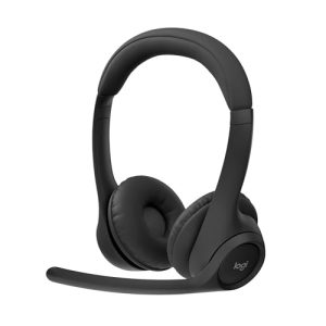 Logitech Zone 300 Wireless Bluetooth Headset With Noise-Cancelling Microphone