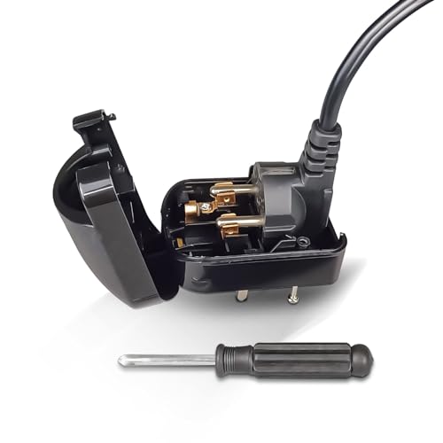Euro Earthed to UK Converter Plug