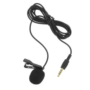 ETHZZLE Phone Microphone Lapel Mic Microphone for Phone Video Recording Phone Lavalier Microphone Lavalier Microphone for Phone Clip Microphone Mic for Phone Microphone 3.5mm Shirt Mic