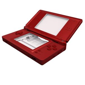 eXtremeRate Scarlet Red Replacement Full Housing Shell for Nintendo DS Lite