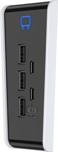 Venom USB Hub for PS5 Slim - 5-Port - Includes 3 x USB 2.0 and 2 x USB Type C (PS5)